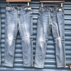 "Ripped" Slim Fit Jeans . Size: 30 x 32 ............ (2) Pair Bundle . Blue Jean